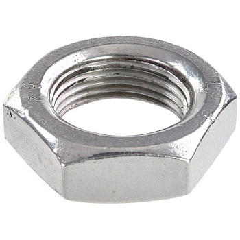 Гайка низкая с мелкой резьбой М42х2 DIN 439 нержавеющая сталь А2